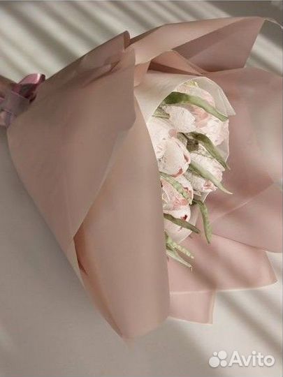 Букет тюльпаны из зефира