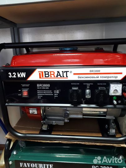 Генератор бензиновый brait BR-3800