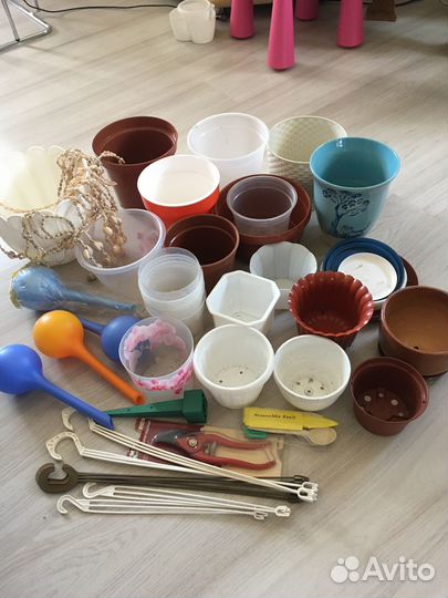 Кашпо, горшки, корзинки, подвесы, автополив