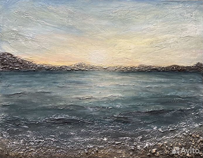 Интерьерная картина текстурная Закат