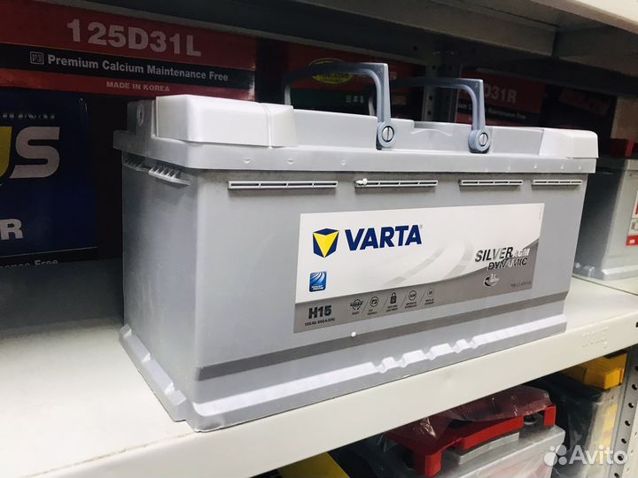 Аккумулятор 105 AGM Varta Оригинальный
