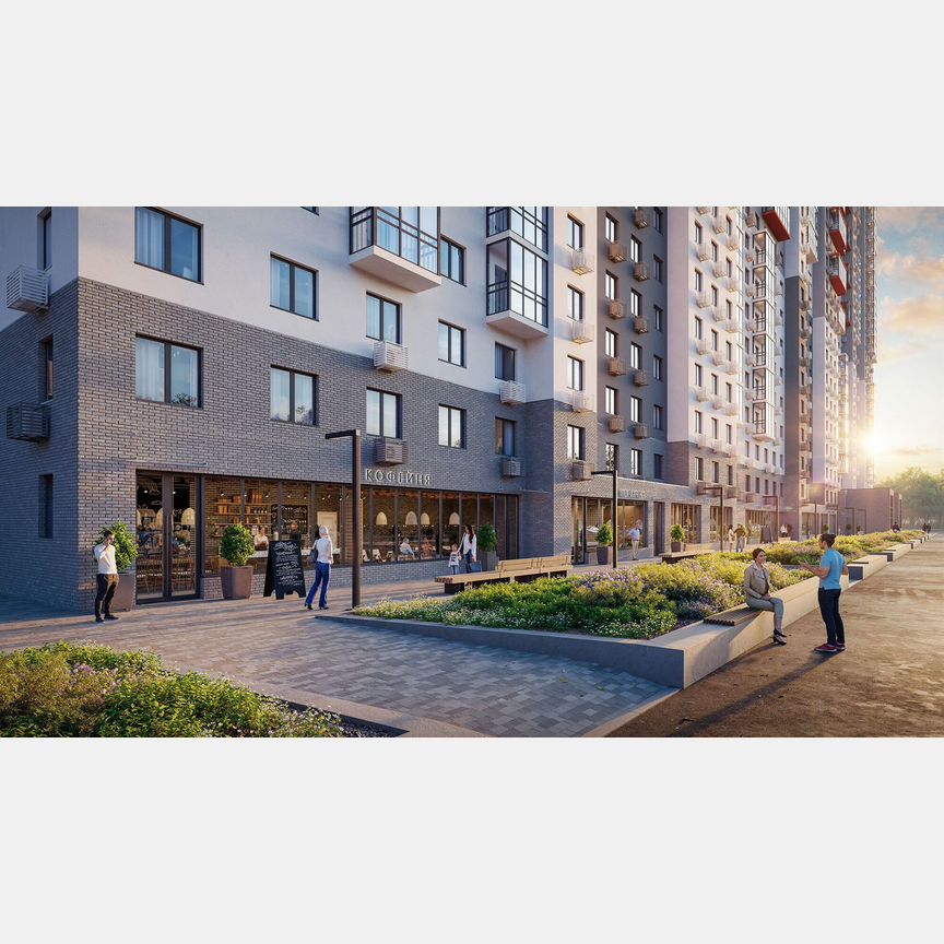 Квартира-студия, 21,1 м², 19/22 эт.