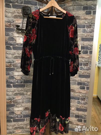 Платье женское бархатное 46-50 р