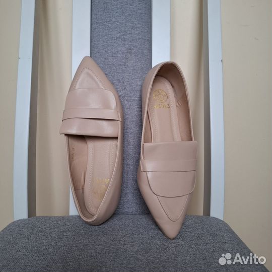 Мокасины/туфли женские 39