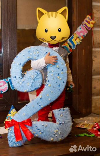 Цифра 2 на день рождения