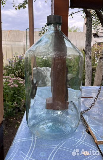 Бутылка стеклянная 25 литров