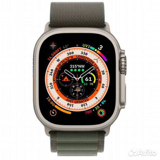 Apple Watch Ultra GPS, 49 мм, корпус из титана