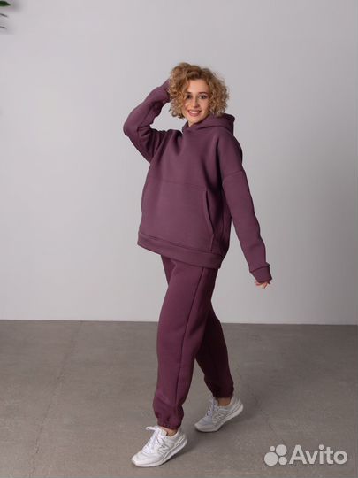 Спортивный костюм с начесом женский