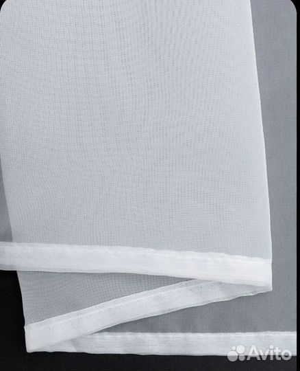 Тюль вуаль белый, новый в упаковке 300*270