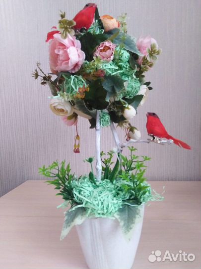 Топиарий с птичками