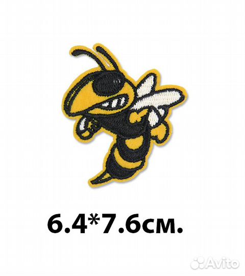 Нашивка пчела термонашивка