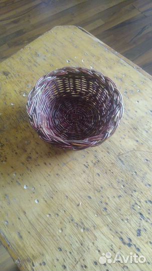 Корзина плетеная из ивовой лозы