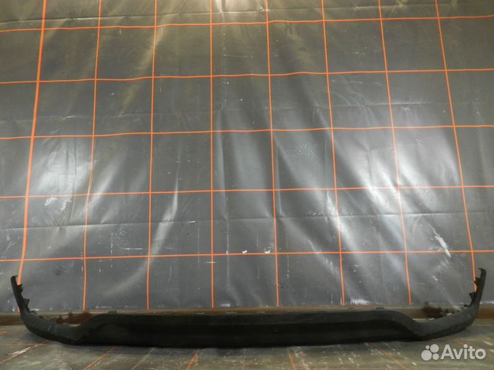 Спойлер бампера заднего - Hyundai Solaris 2