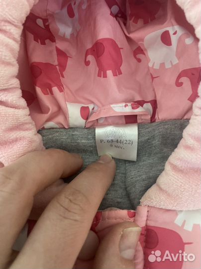 Весенний комбинезон 68 для девочки