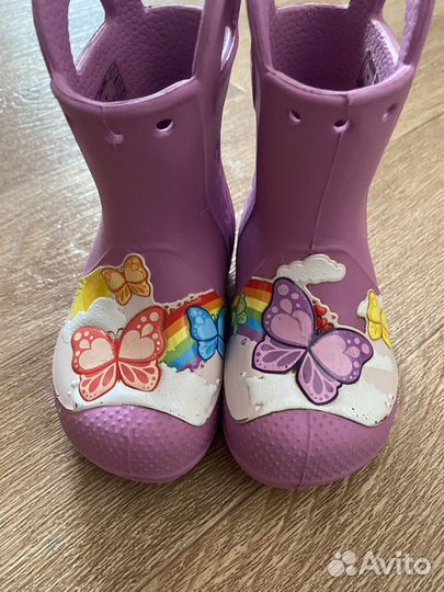 Резиновые сапоги crocs 21-22 размер