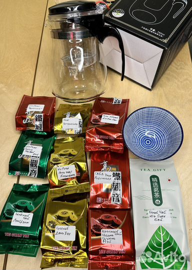 Набор стартовый китайский: пуэр дахунпао чайник