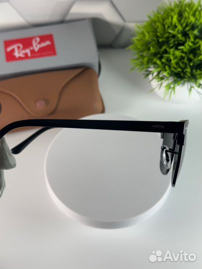 Очки ray ban clubmaster стекло