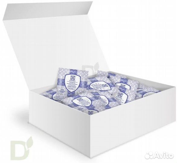 Салфетки спиртовые асептика 60*100, шоу-бокс 400шт