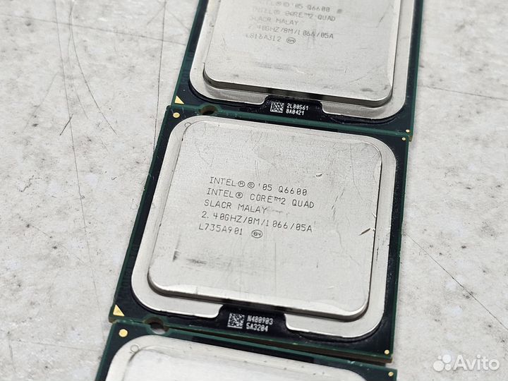 Процессоры LGA775 4ядра Core 2 Quad