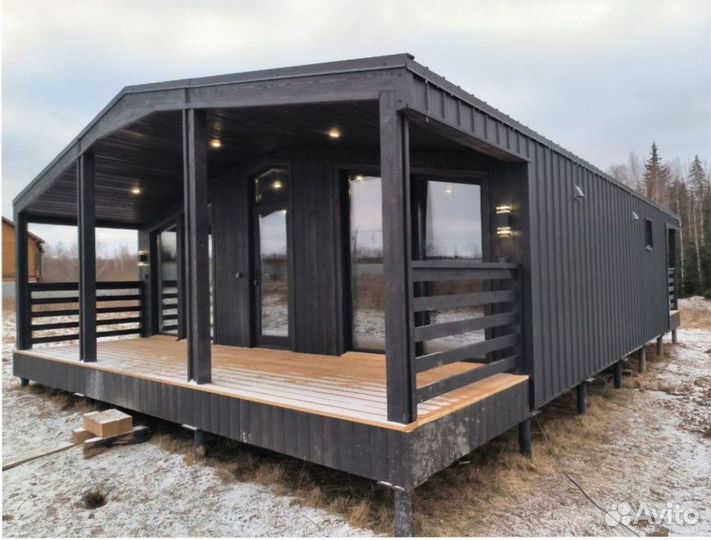 Каркасный дом с доставкой 90 м кв, арт. вх-4895