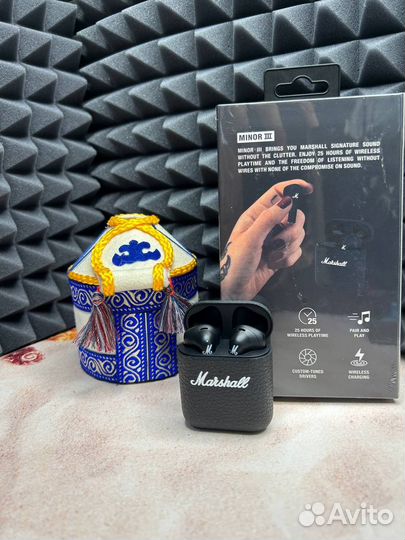 Беспроводные наушники marshall minor 3