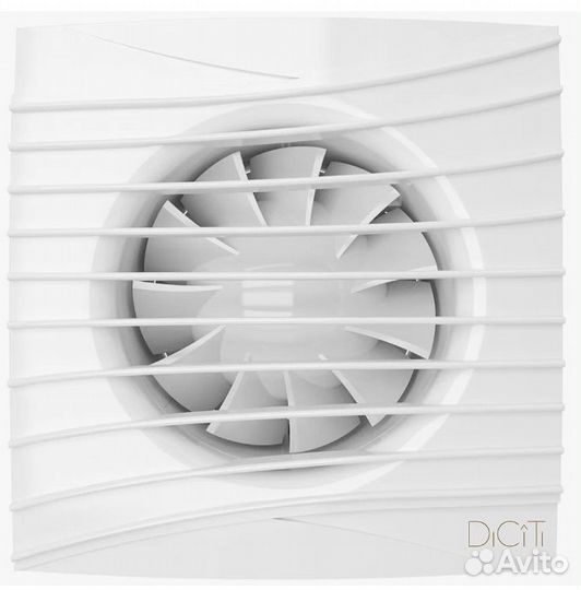 Вентилятор вытяжной DiCiTi Silent 5C, white 10 Вт