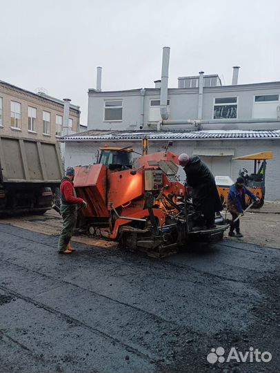 Асфальтирование, Основания, Благоустройство Бордюр