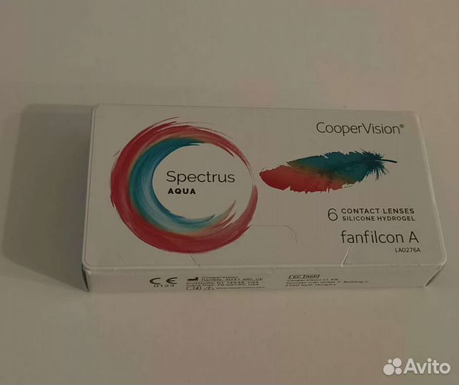 Линзы контактные spectrus aqua coopervision 6шт -2