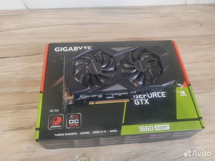 Видеокарта gtx 1660 super gigabyte