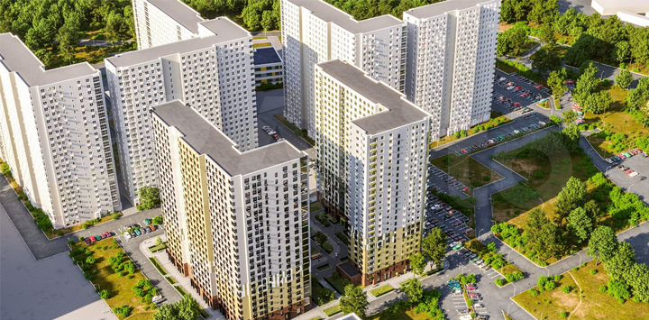 3-к. квартира, 55,3 м², 23/24 эт.