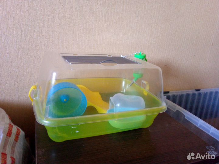 Клетка для хомяка пластиковая