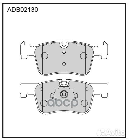 Колодки ADB02130 ADB02130 allied nippon