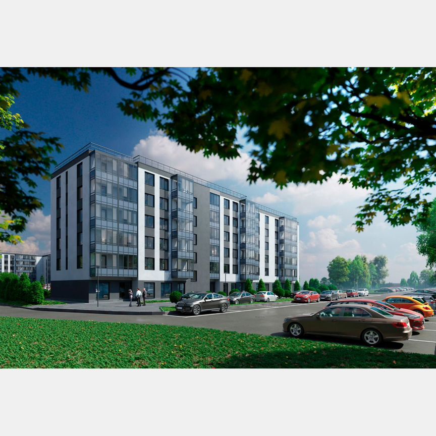 1-к. квартира, 35,7 м², 2/6 эт.