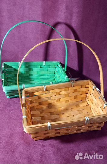 Плетеные корзинки
