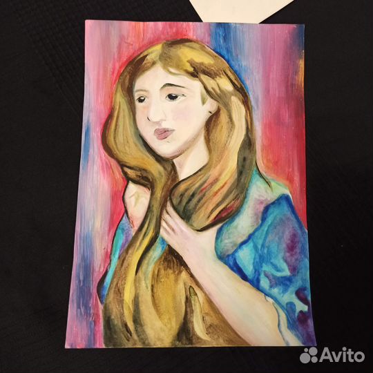 Рисунки акварельные формата А4 на разные темы