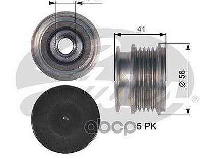 Ременной шкив генератора OAP7126 Gates