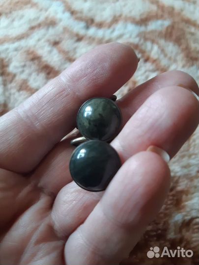 Запонки серебро 875 СССР