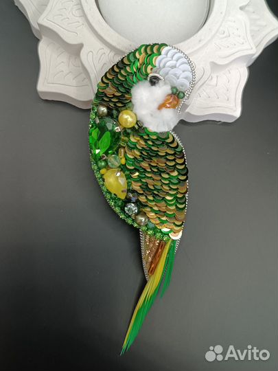 Брошь ручной работы