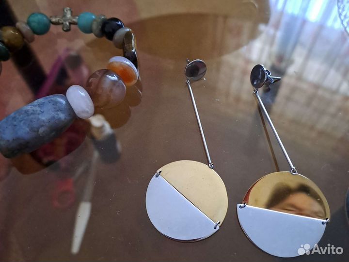 Серьги браслет