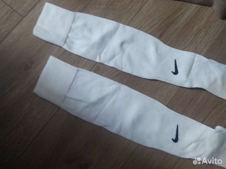 Гетры футбольные nike белые