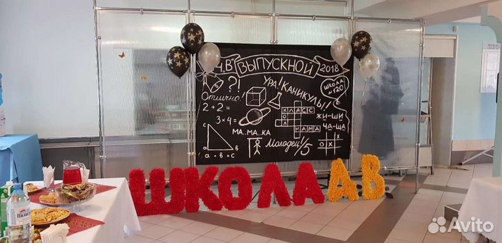 Фотозона для выпускных