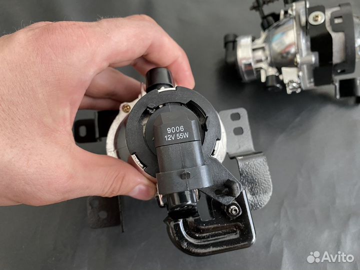 Фара противотуманная (2шт) KIA RIO 4 - линза