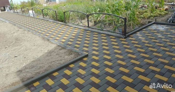 Укладка тротуарной плитки