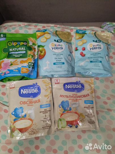 Детские каши молочные