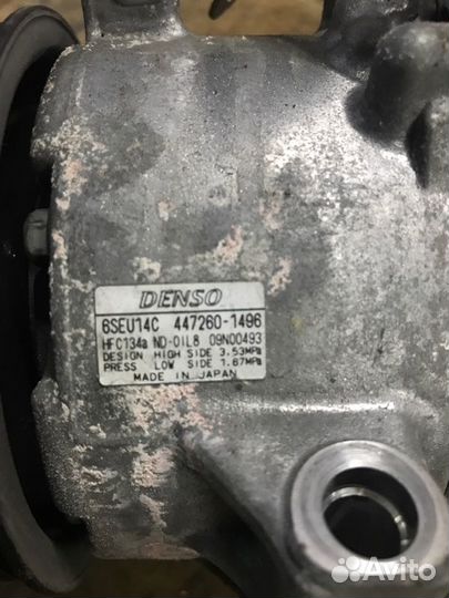 Компрессор кондиционера Toyota Corolla E150 2ZR-FE