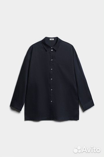 Рубашка изо льна lime