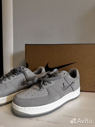 Кроссовки nike air force 1 low retro smoke grey