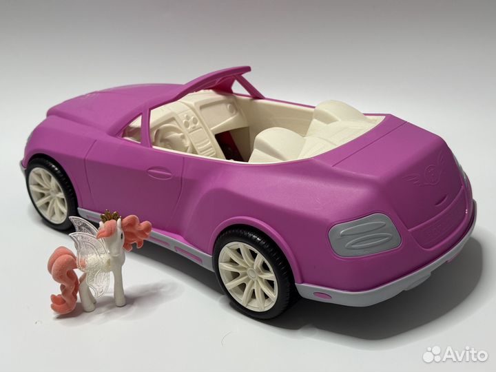 Игрушка машина кабриолет розовый
