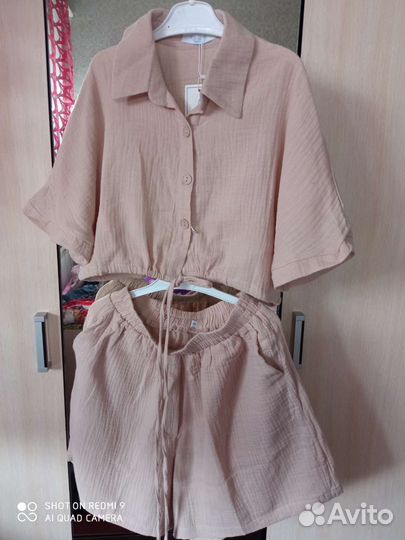 Летний женский топ и шорты