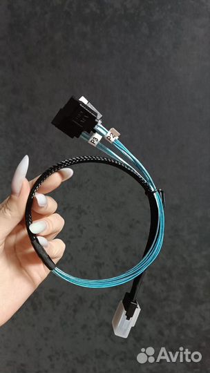 Кабель minisas SFF-8087 - 4 SATA, 50cm